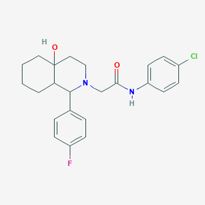 molecular formula C23H26ClFN2O2 B12625167 C23H26ClFN2O2 