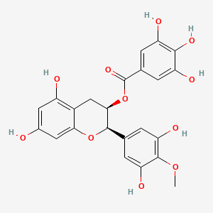 molecular formula C23H20O11 B1262518 4'-O-methylepigallocatechin-3-O-gallate 