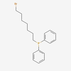 molecular formula C19H24BrP B12625197 (7-Bromoheptyl)(diphenyl)phosphane CAS No. 919356-53-9