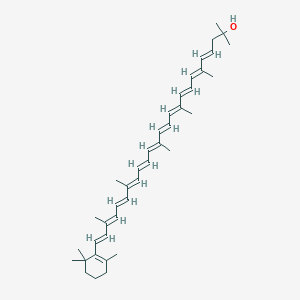 molecular formula C40H56O B1262522 1'-Hydroxytorulene 
