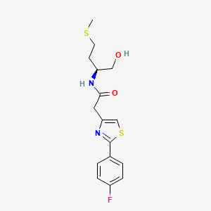 molecular formula C16H19FN2O2S2 B12625270 C16H19FN2O2S2 