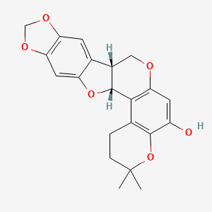 molecular formula C21H20O6 B1262534 Maackiapterocarpan A 