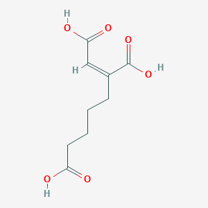 molecular formula C9H12O6 B1262535 cis-Trihomoaconitic acid 