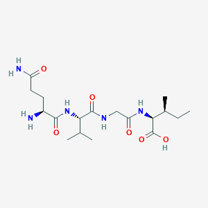 molecular formula C18H33N5O6 B12625357 L-Glutaminyl-L-valylglycyl-L-isoleucine CAS No. 918661-92-4