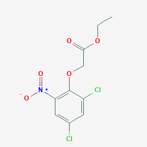 molecular formula C10H9Cl2NO5 B12625373 Ethyl (2,4-dichloro-6-nitrophenoxy)acetate CAS No. 921611-71-4