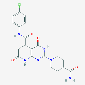 molecular formula C20H21ClN6O4 B12625475 C20H21ClN6O4 