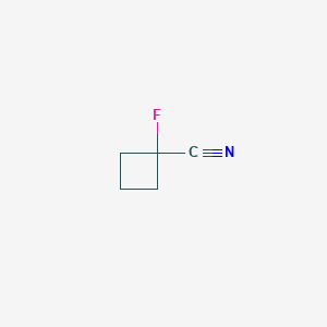 molecular formula C5H6FN B12625710 1-Fluorocyclobutane-1-carbonitrile CAS No. 918402-24-1