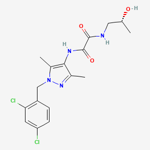 molecular formula C17H20Cl2N4O3 B12625742 C17H20Cl2N4O3 