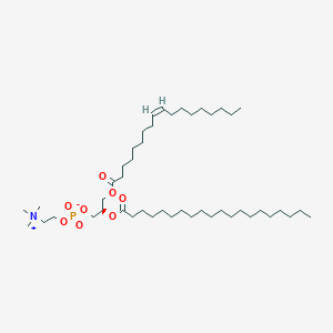 molecular formula C46H90NO8P B1262575 1-[(9Z)-octadecenoyl]-2-eicosanoyl-sn-glycero-3-phosphocholine 