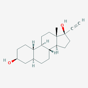 molecular formula C20H30O2 B126258 3|A,5|A-Tetrahydronorethisterone CAS No. 6424-05-1
