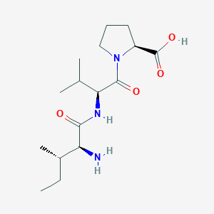 molecular formula C16H29N3O4 B12625852 H-Ile-Val-Pro-OH CAS No. 918424-42-7