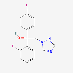 molecular formula C16H13F2N3O B1262586 Flutriafol CAS No. 586965-70-0