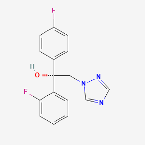 molecular formula C16H13F2N3O B1262586 (+)-Flutriafol CAS No. 586965-70-0