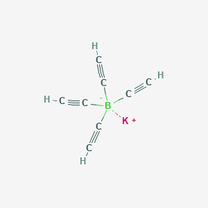 molecular formula C8H4BK B1262587 四乙炔基硼酸钾 