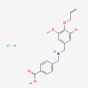 molecular formula C19H21BrClNO4 B12625908 C19H21BrClNO4 