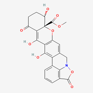 molecular formula C23H17NO9 B1262592 Parnafungin A2 