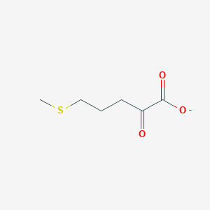 molecular formula C6H9O3S- B1262595 5-Methylthio-2-oxopentanoate 