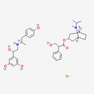 molecular formula C37H51BrN2O7 B1262602 Fenoterol-ipratropium CAS No. 438627-65-7