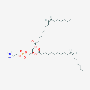 molecular formula C42H80NO8P B1262604 1-[(9Z)-hexadecenoyl]-2-[(11Z)-octadecenoyl]-sn-glycero-3-phosphocholine 