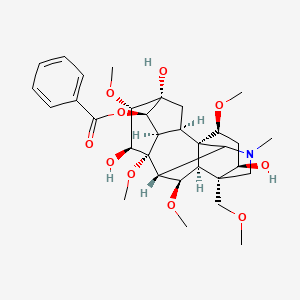 molecular formula C32H45NO10 B1262606 Hokbusine A 
