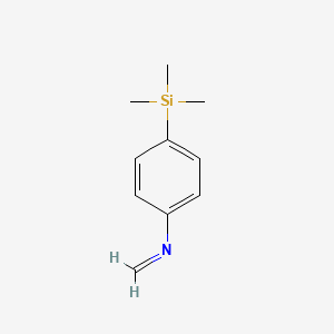molecular formula C10H15NSi B12626094 N-(4-trimethylsilylphenyl)methanimine CAS No. 959293-19-7
