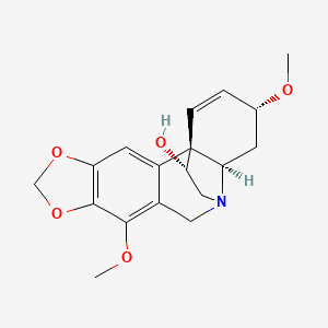 molecular formula C18H21NO5 B1262613 Ambelline 