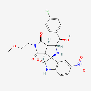 molecular formula C23H21ClN4O7 B12626156 C23H21ClN4O7 