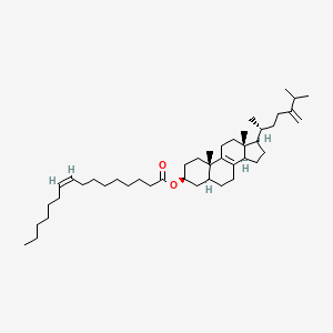 molecular formula C44H74O2 B1262625 Fecosteryl palmitoleate 
