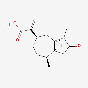 molecular formula C15H20O3 B1262627 Rupestonic acid 