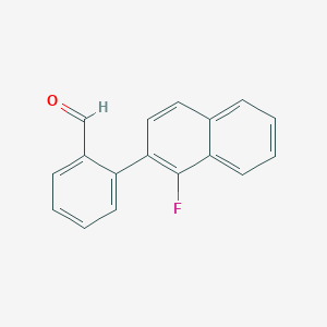 molecular formula C17H11FO B12626304 2-(1-Fluoronaphthalen-2-yl)benzaldehyde CAS No. 918630-51-0