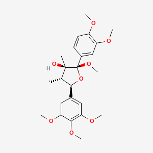 molecular formula C24H32O8 B1262639 Kadlongirin A 