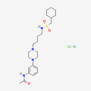molecular formula C23H39ClN4O3S B1262640 Naluzotan Hydrochloride CAS No. 740873-82-9