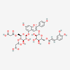 molecular formula C42H41O24+ B1262643 Salvianin 