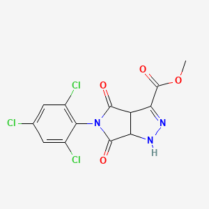molecular formula C13H8Cl3N3O4 B12626463 C13H8Cl3N3O4 