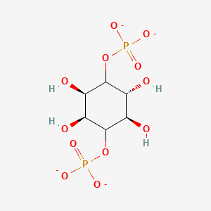 molecular formula C6H10O12P2-4 B1262647 D-myo-inositol (1,4)-bisphosphate 