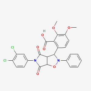 molecular formula C26H20Cl2N2O7 B12626496 C26H20Cl2N2O7 