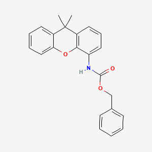 molecular formula C23H21NO3 B12626547 Benzyl (9,9-dimethyl-9H-xanthen-4-yl)carbamate CAS No. 919991-63-2