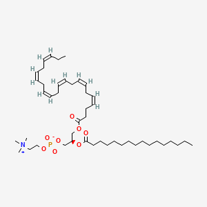molecular formula C46H80NO8P B1262662 PC(22:6(4Z,7Z,10Z,13Z,16Z,19Z)/16:0) CAS No. 99265-04-0