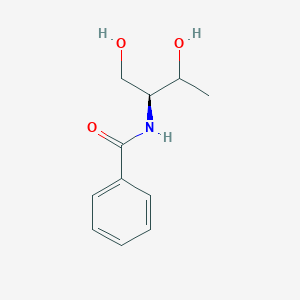 molecular formula C11H15NO3 B12626684 Benzamide, N-[(1S)-2-hydroxy-1-(hydroxymethyl)propyl]- CAS No. 920277-23-2