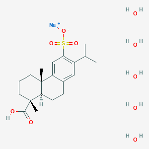 molecular formula C20H37NaO10S B1262671 Ecabet sodium pentahydrate CAS No. 219773-47-4