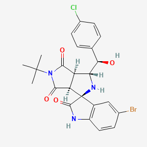 molecular formula C24H23BrClN3O4 B12626720 C24H23BrClN3O4 