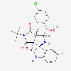 molecular formula C24H23ClFN3O4 B12626723 C24H23ClFN3O4 