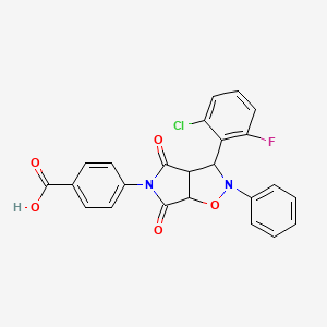 molecular formula C24H16ClFN2O5 B12626815 C24H16ClFN2O5 