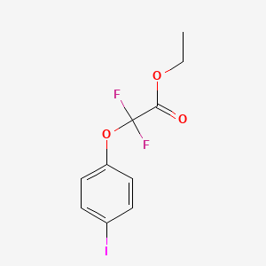 molecular formula C10H9F2IO3 B12626828 Difluoro-(4-iodo-phenoxy)-acetic acid ethyl ester CAS No. 947533-64-4