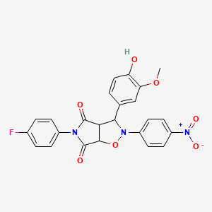 molecular formula C24H18FN3O7 B12626831 C24H18FN3O7 