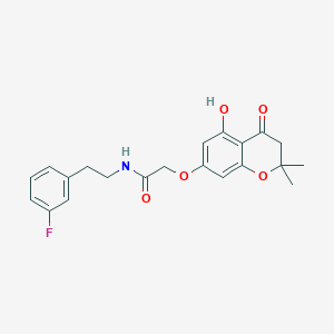 molecular formula C21H22FNO5 B12626842 C21H22Fno5 