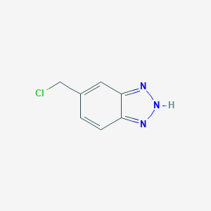 molecular formula C7H6ClN3 B126269 5-(chloromethyl)-2H-benzotriazole CAS No. 153915-05-0