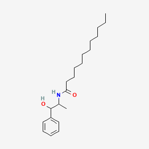 molecular formula C21H35NO2 B12626909 N-(1-Hydroxy-1-phenylpropan-2-YL)dodecanamide CAS No. 919770-82-4