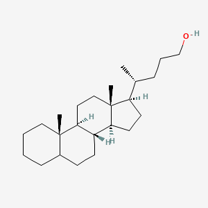 molecular formula C24H42O B1262693 Cholan-24-ol 