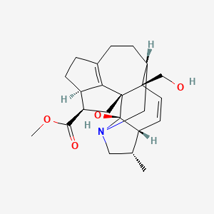 molecular formula C23H31NO4 B1262702 Pordamacrine B, (rel)- 